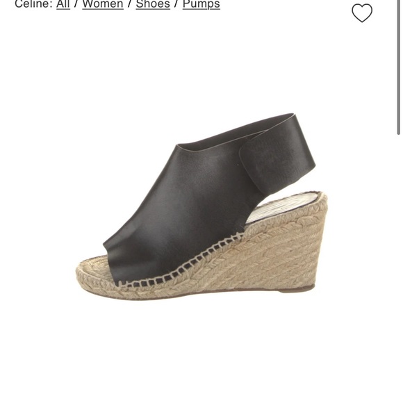 Celine Shoes - Celine sling back espadrille